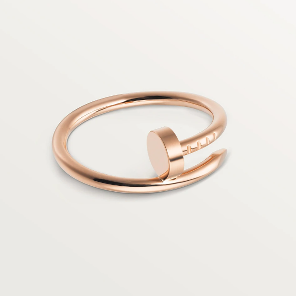 Clou Ring - Elegant 925 Sterling Silver with 18K Gold Finish-6