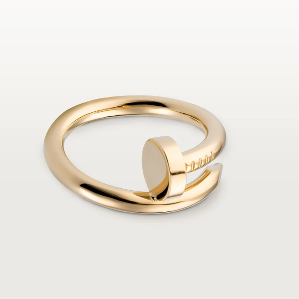 Clou Ring - 925 Sterling Silver & 18k Gold, Elegant & Durable Design-1