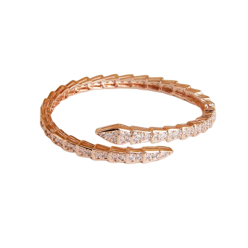 Roségold Serpentine Bracelet - Timeless Elegance for Any Occasion-1