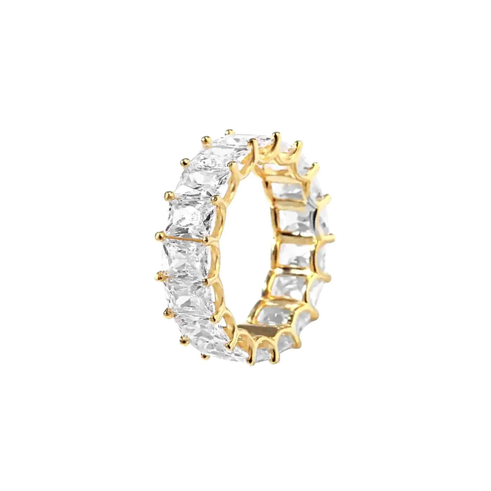 Safa Ring - Elegant 18k Gold-Plated 925 Sterling Silver Jewelry-1