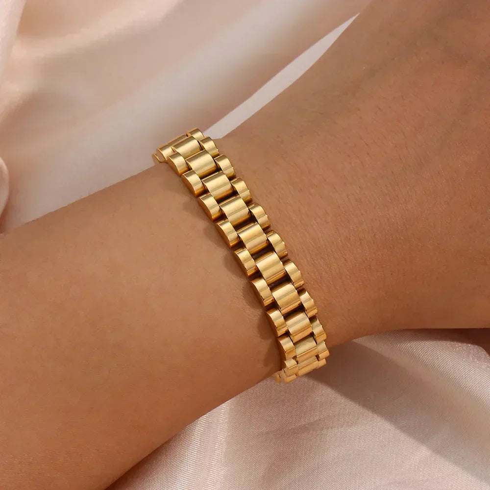 Gold Armband - Handmade, Hypoallergenic Jewelry for Sensitive Skin-4