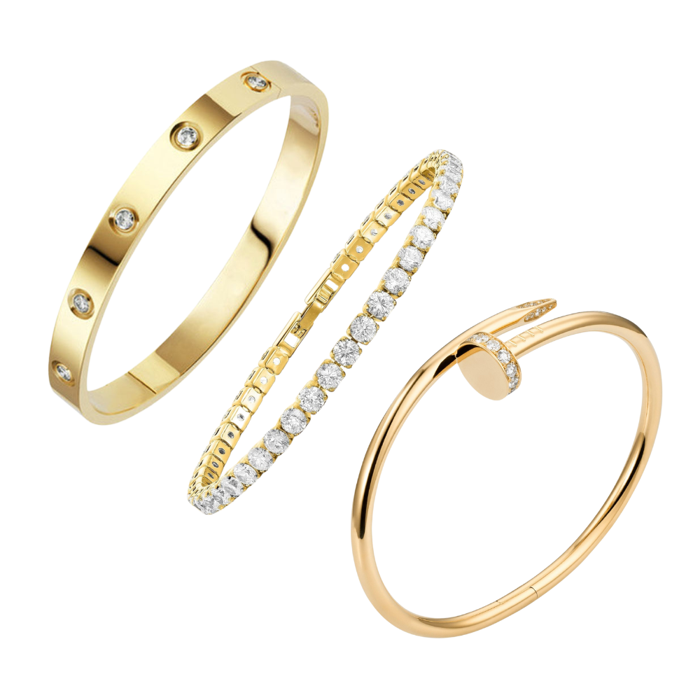 Stackable Eternity Ring - Hypoallergenic 18K Gold Plated Jewelry-1