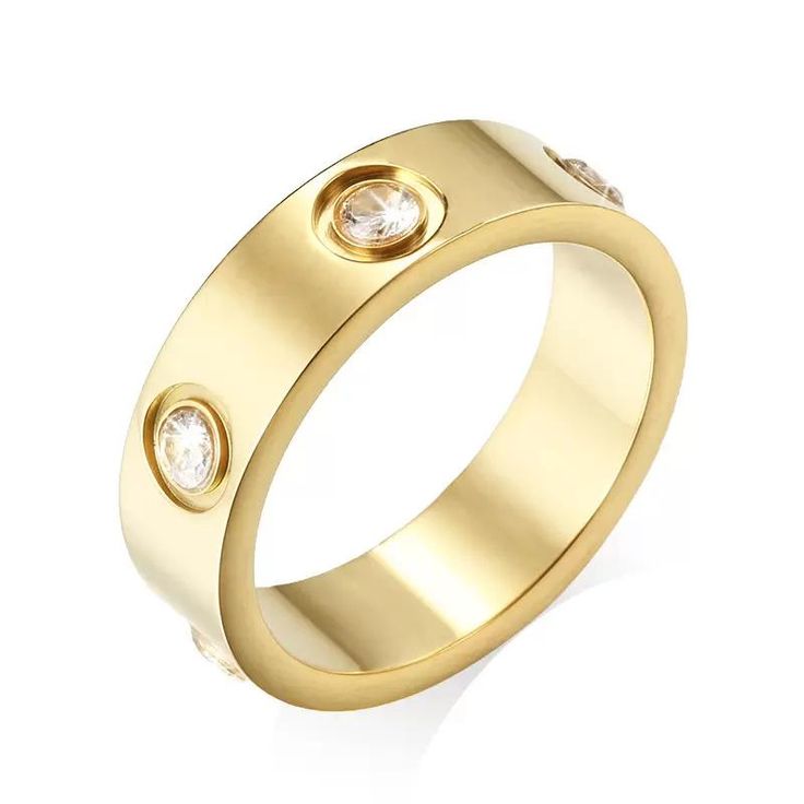 Love Ring - Elegant 18k Gold Finish, Quality 925 Sterling Silver-1